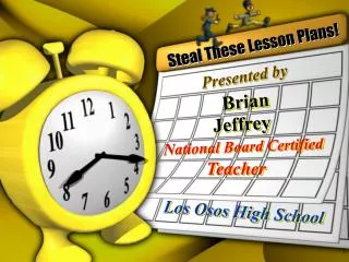 Steal These Lesson Plans!