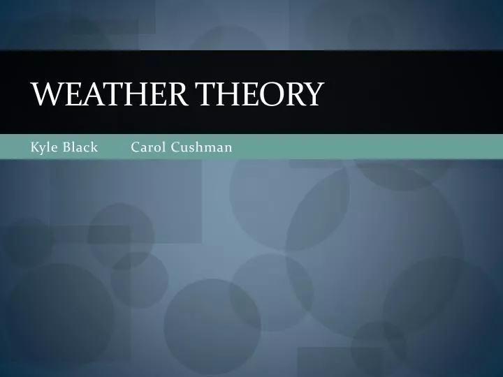 weather theory