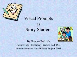 Visual Prompts as Story Starters