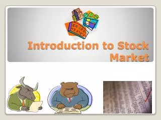 Introduction To Stock Market Operations