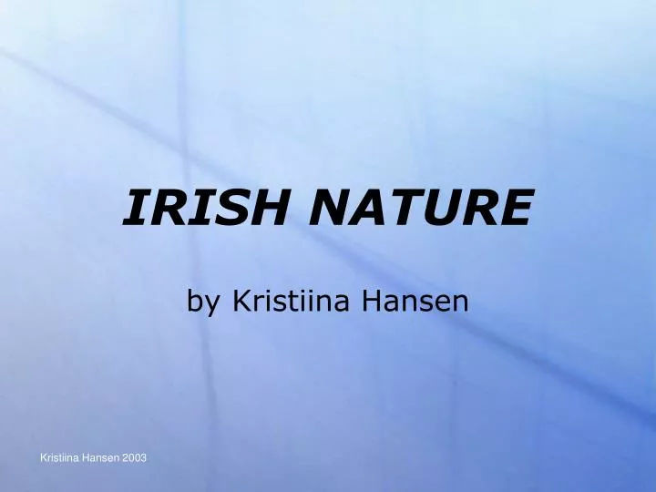 irish nature