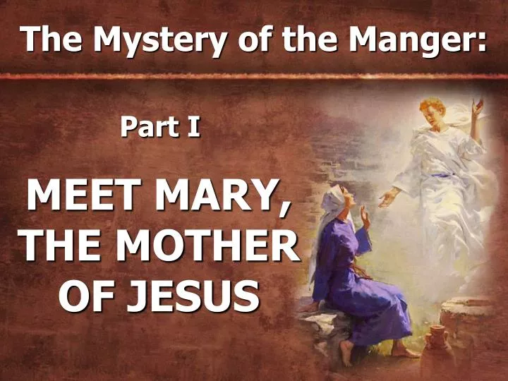 the mystery of the manger