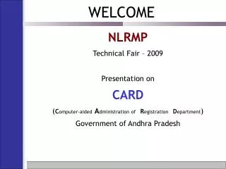 welcome