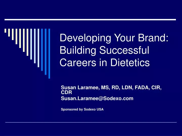 developing your brand building successful careers in dietetics