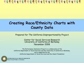 Creating Race/Ethnicity Charts with County Data