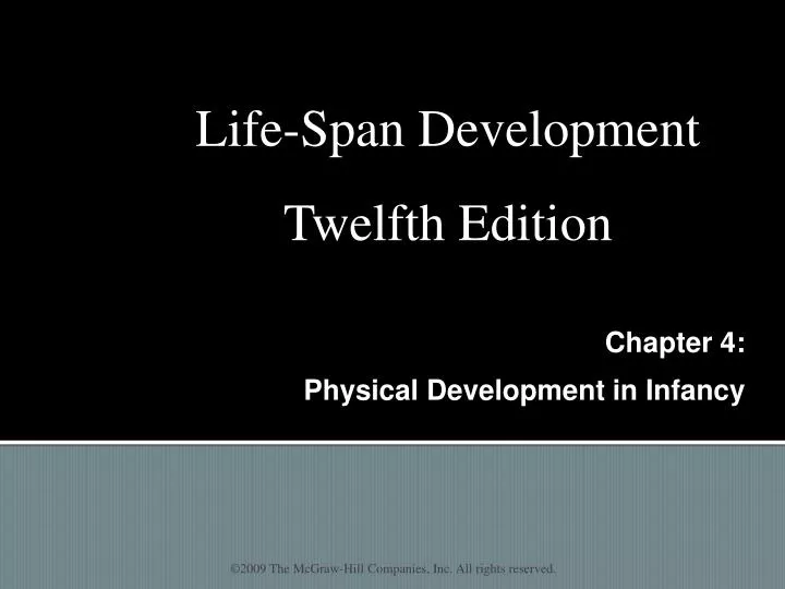 chapter 4 physical development in infancy