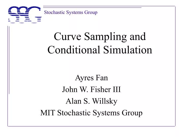 curve sampling and conditional simulation