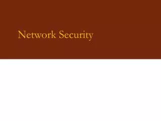 Network Security