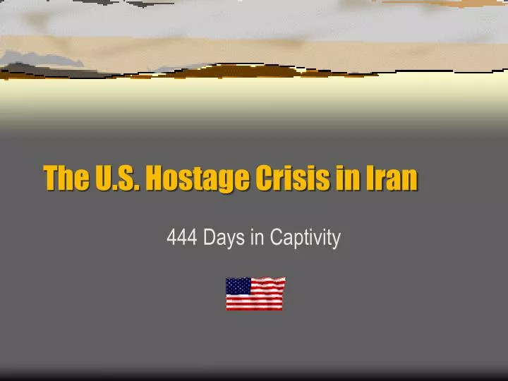 the u s hostage crisis in iran