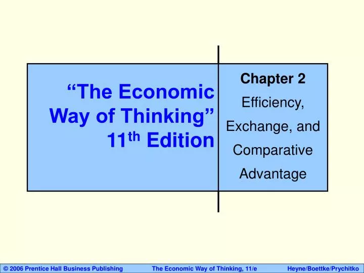 the economic way of thinking 11 th edition