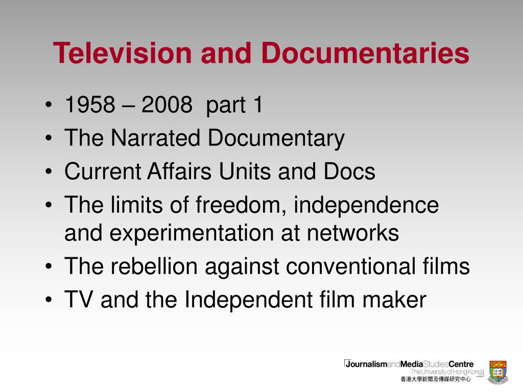 PPT - Television and Documentaries PowerPoint Presentation, free ...