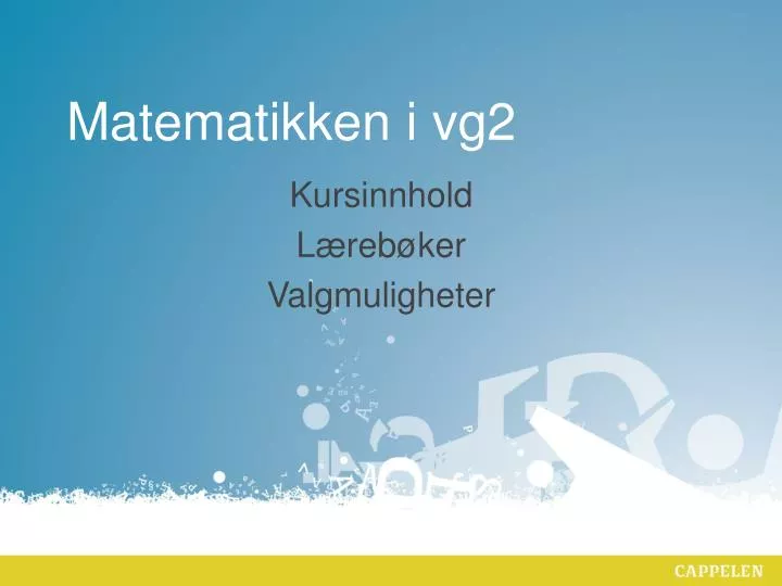 matematikken i vg2