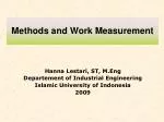 Methods and Work Measurement - slide 1