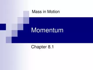 Momentum