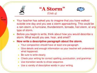 “A Storm” (Unit 4)