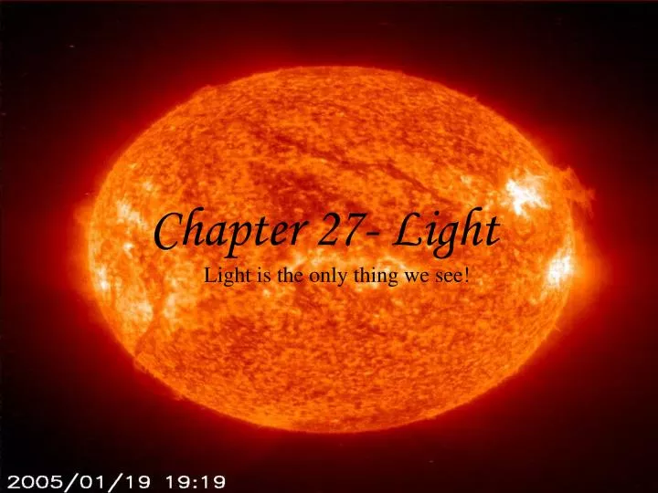 chapter 27 light