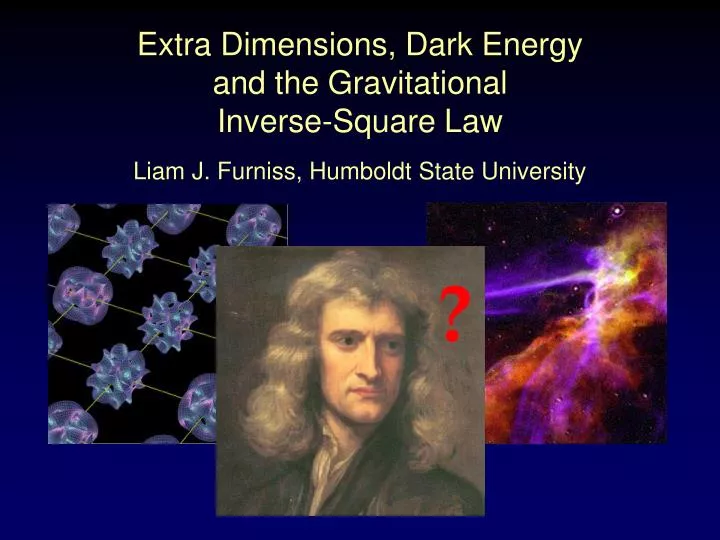 extra dimensions dark energy and the gravitational inverse square law