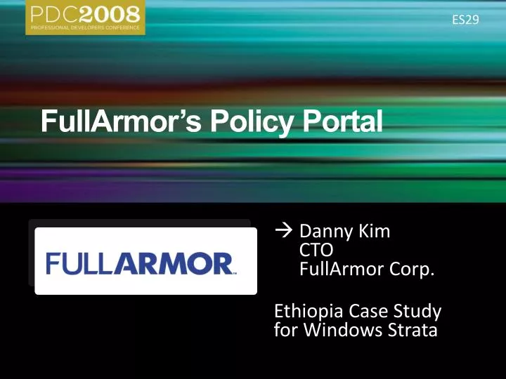 fullarmor s policy portal
