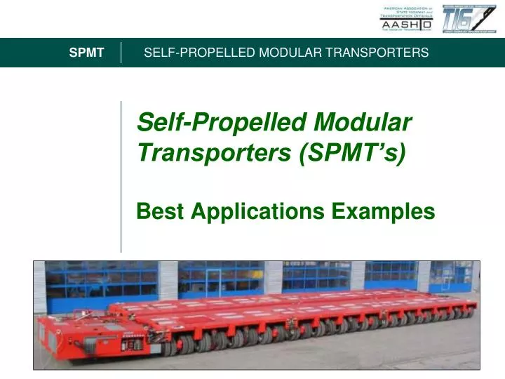 self propelled modular transporters spmt s best applications examples