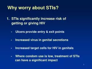 Why worry about STIs?