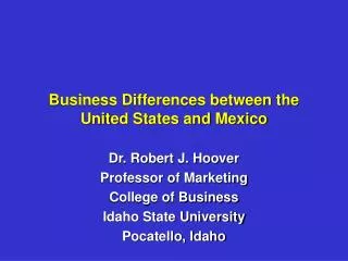 Business Differences between the United States and Mexico
