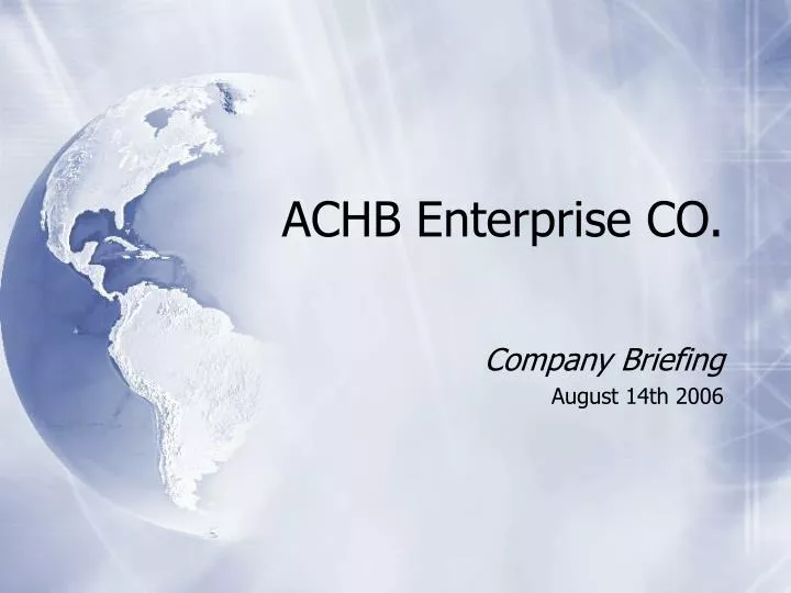 achb enterprise co