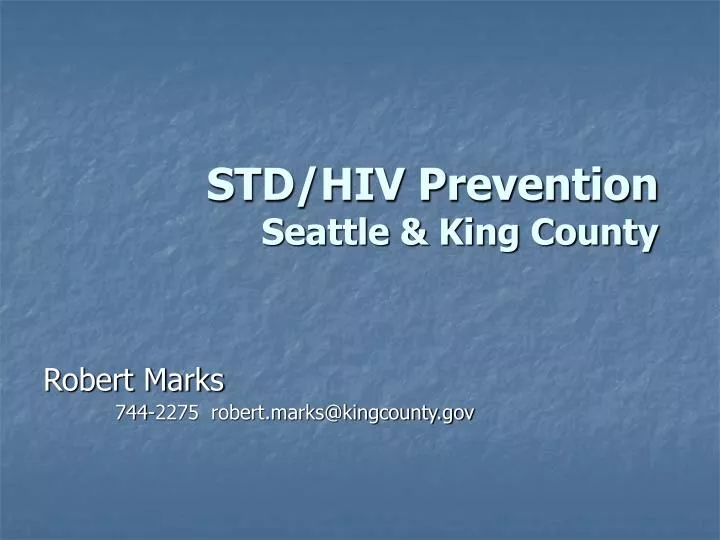 std hiv prevention seattle king county