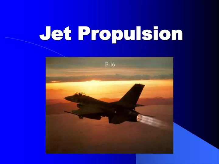 jet propulsion