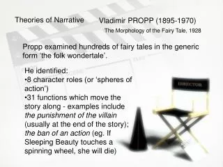 Theories of Narrative