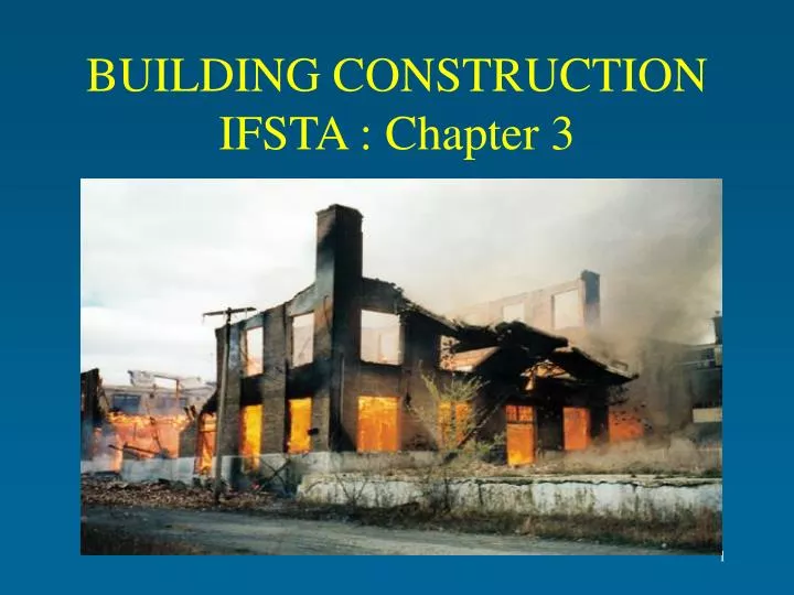 building construction ifsta chapter 3