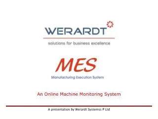 An Online Machine Monitoring System