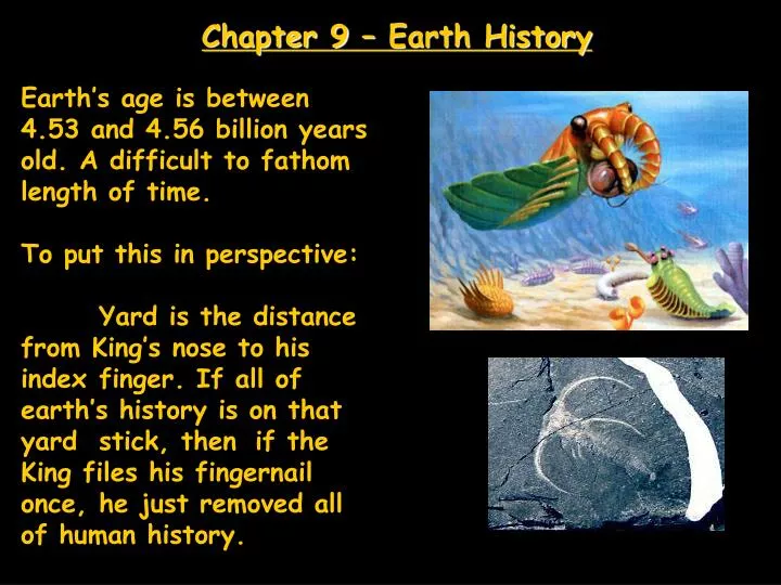chapter 9 earth history
