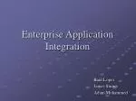Enterprise Application Integration - slide 1