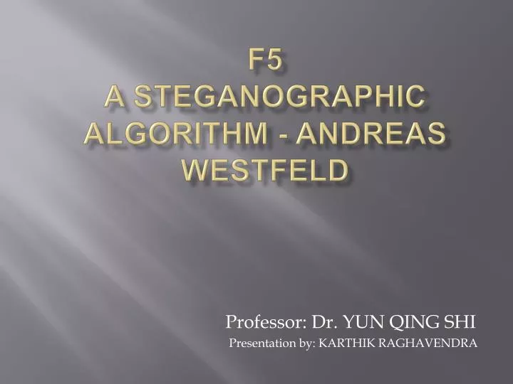 f5 a steganographic algorithm andreas westfeld