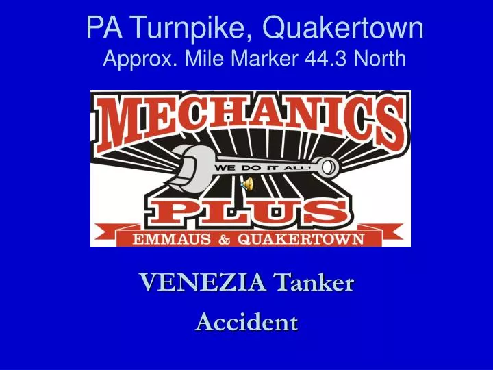 pa turnpike quakertown approx mile marker 44 3 north