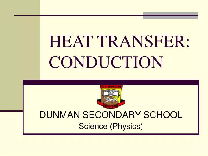 heat transfer conduction