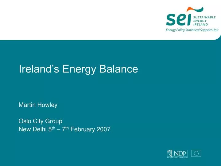 ireland s energy balance