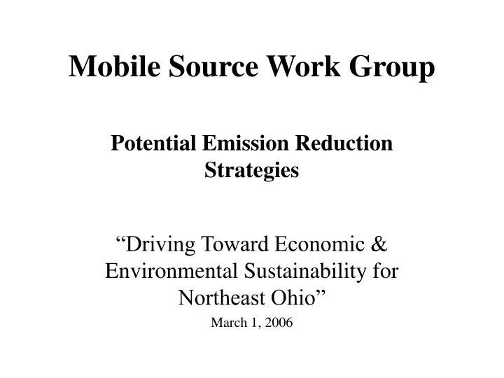mobile source work group