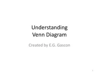 Understanding Venn Diagram