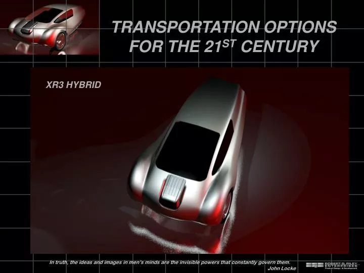 transportation options for the 21 st century