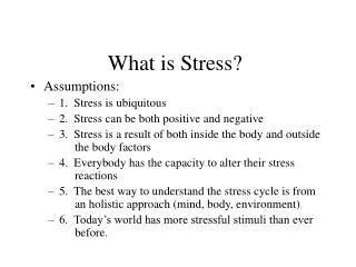 What is Stress?