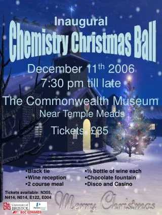Chemistry Christmas Ball