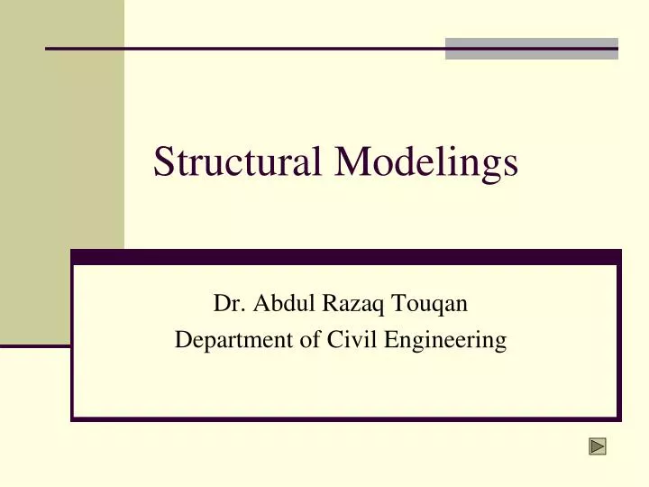 structural modelings