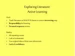Exploring Literature: Active Learning - slide 1