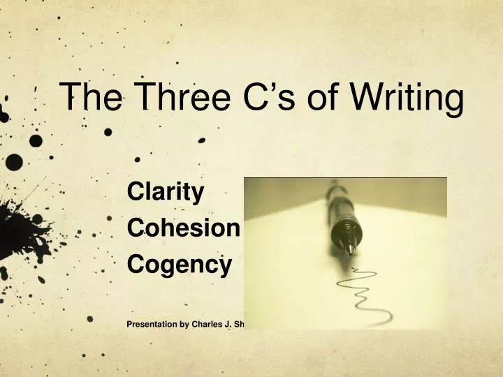 the three c s of writing