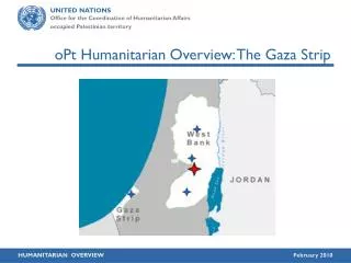 oPt Humanitarian Overview: The Gaza Strip