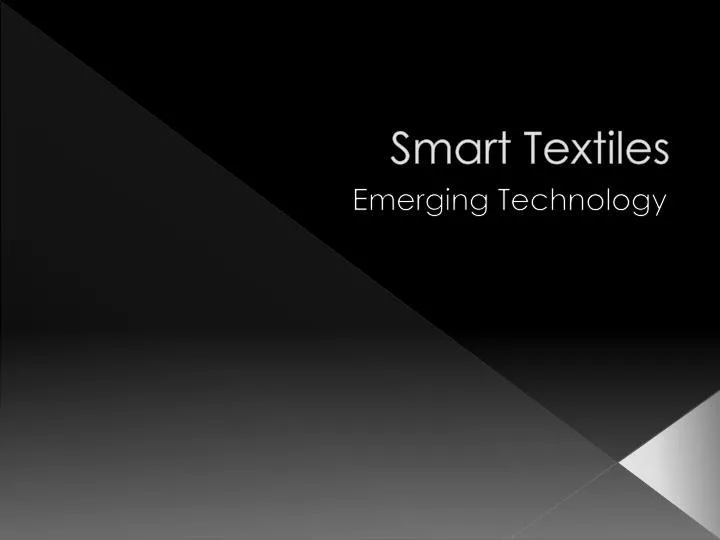 smart textiles