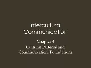 intercultural communication