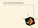 Some Useful Distributions - slide 1