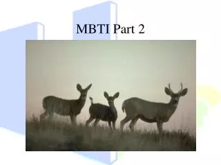 MBTI Part 2